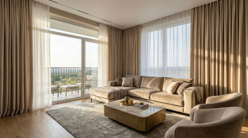 Вітальня в новобудові,  Хмельницький