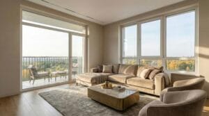 Вітальня в новобудові,  Хмельницький