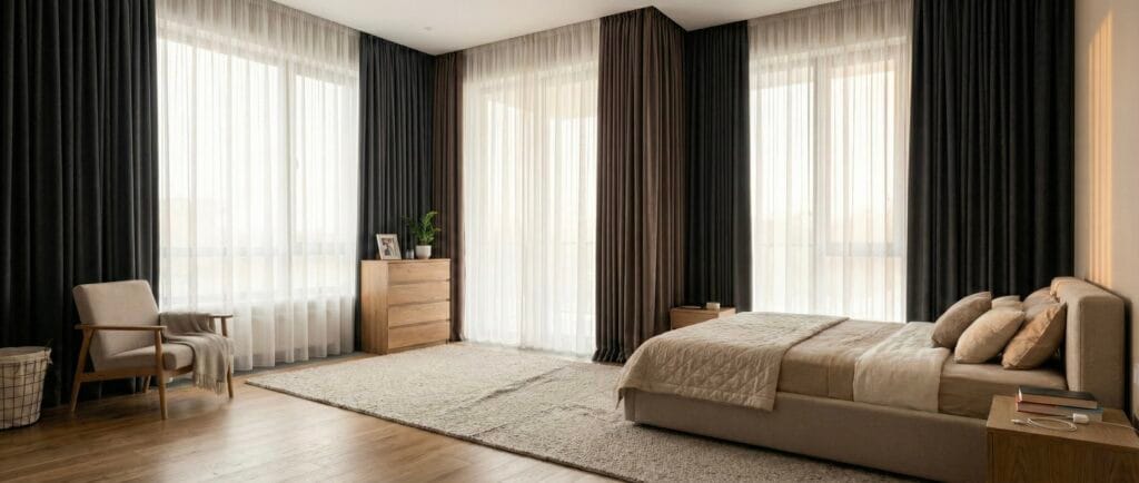 Спальня з блекаутом,  Львів