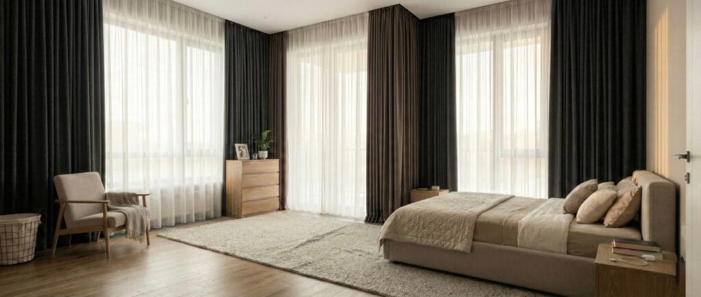 Спальня з блекаутом,  Львів